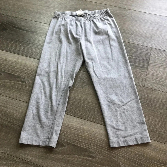Hanna Andersson Heather Gray Classic Leggings Girls Size 12 - Picture 2 of 8